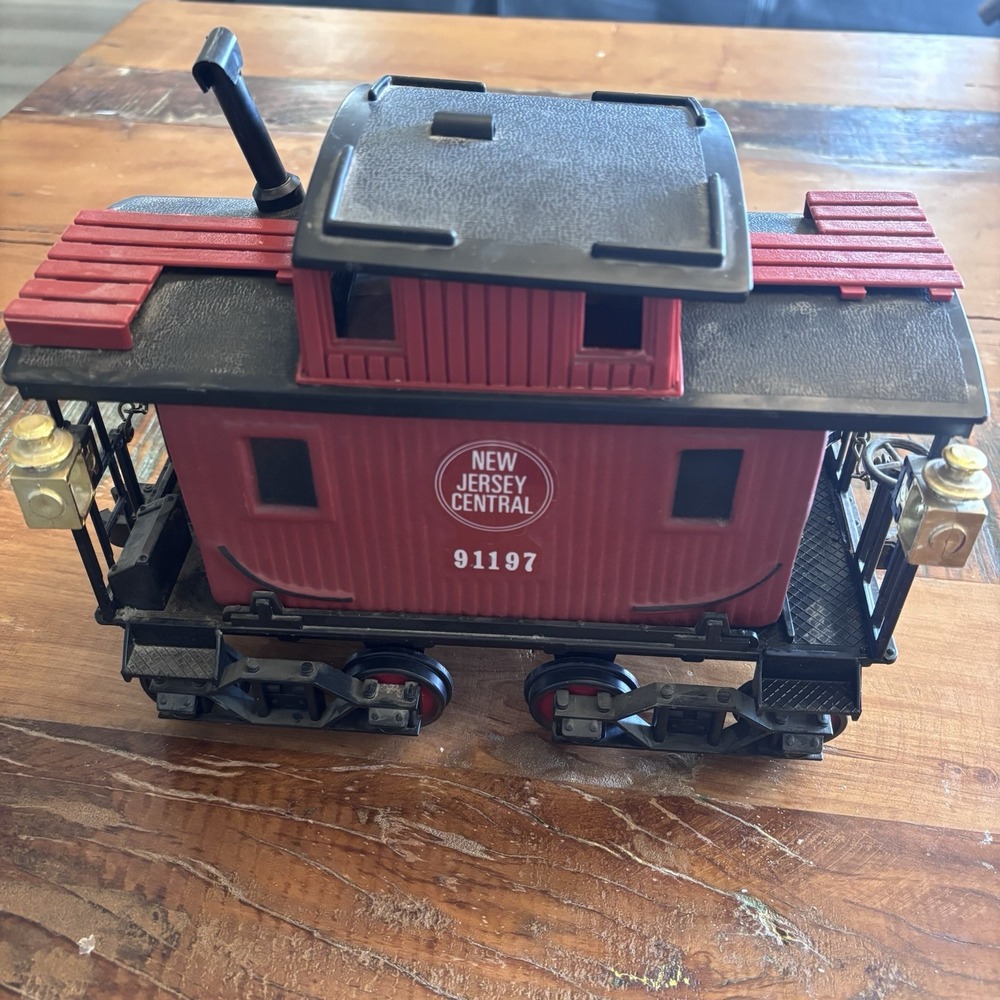 Jim Beam Train Car Decanter New Jersey Central Railroad Caboose Empty
